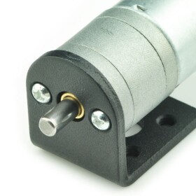 L-držák pro 25mm DC motor s převodovkou (25GA-370) – hliníkový, tloušťka 3 mm