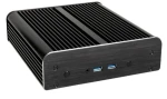 Akasa Newton S UCFF černá / Mini ITX / se zdrojem / hliník / OEM / bez ventilátoru (A-NUC15-M1B06E)