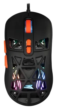 Baracuda Seal černá / Herní myš / Optický senzor / 12800 DPI / RGB / 7 tlačítek / USB (SEAL)