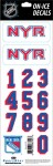 Sport Star Samolepky na helmu New York Rangers Decals