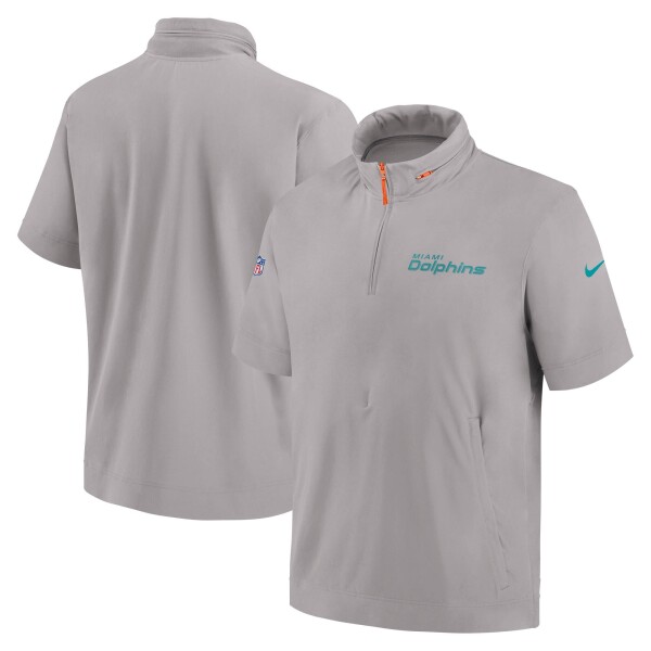 Nike Pánská bunda Miami Dolphins NFL 2024 Sideline Lightweight Coach Velikost: L