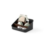 Organizér s odnímatelnými přepážkami Umbra BELLWOOD - černý/ořechový