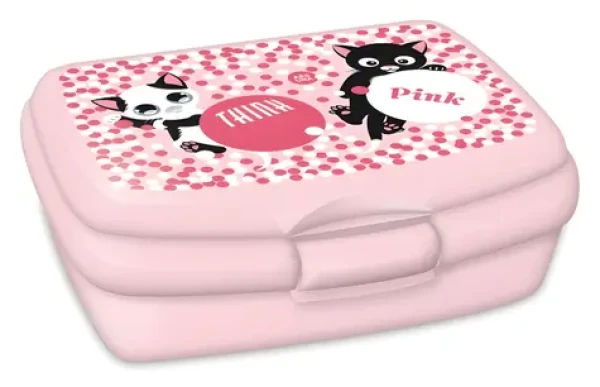 ARS UNA Box na svačinu Think Pink / 16,5 × 13 × 7 cm (52540035)