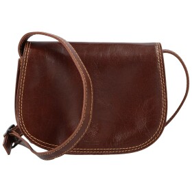 Dámská kožená crossbody taška Luren, hnědá