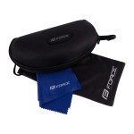 Brýle FORCE GLARE černé, červené zrc. sklo