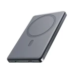 Joyroom JR-PBM08 šedá / Powerbanka / 5000 mAh / 2x USB-C + bezdrátové nabíjení / MagSafe (6956116713294)