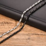 Pánský ocelový náramek Eugen - chirurgická ocel, Stříbrná 18 cm + 5 cm (prodloužení)