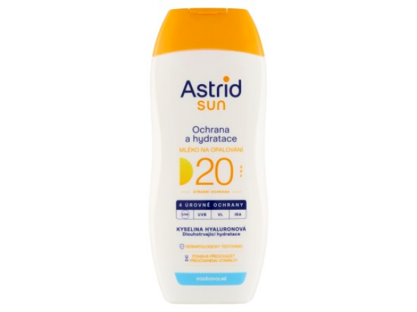 Astrid Sun Mléko na opalování SPF 20 200 ml