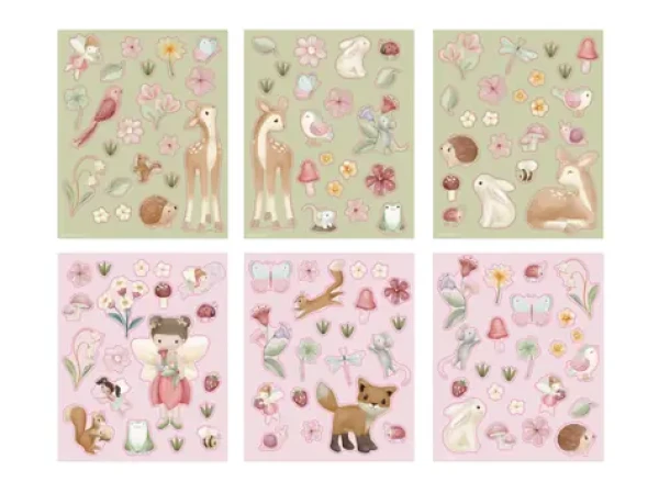 Little Dutch Sada se samolepkami Fairy Garden