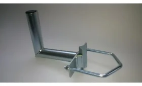 OEM / Držák antény na stožár / 20 cm / Průměr 42 mm / Galvanický zinek (PK20S421V120)