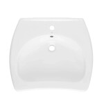 Bezbariérové umyvadlo SAT Brevis 61x53 cm SATBRE6052 SATBRE6052