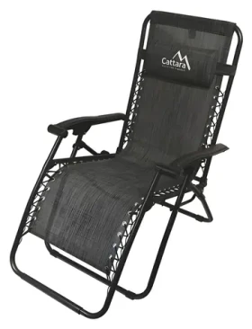 Cattara ALICANTE antracit / Lehátko / 150 x 66 x 100 cm / nosnost: 120 kg (13520)