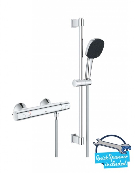 GROHE - Precision Trend Sprchový set s termostatem, 3 proudy, chrom 34237003