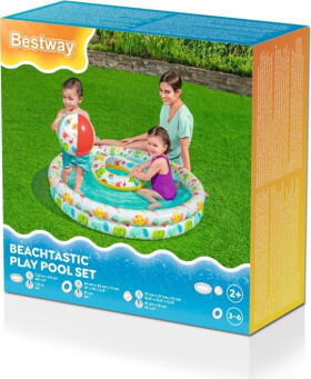 Set nafukovací bazének + kruh + míč Beachtastic™ - Alltoys Bestway