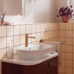 GROHE - Lineare New Umyvadlová baterie s výpustí Push-Open, kartáčovaný Warm Sunset 23106DL1