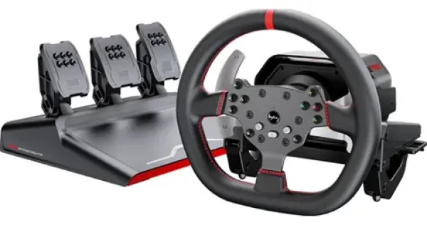 PXN Herní sada PXN-V10 Pro / volant + pedály + montážní svorky / kompatibilita PC+PS4+Xbox One+Xbox Series XS (PXN-V10pro)