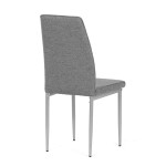 Jídelní židle, šedá, látka, DCL-379 GREY2