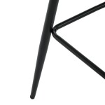 Barová židle, hnědá, látka,AUB-X7015 CAP2