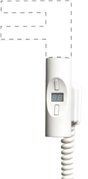 NOVASERVIS - Elektrická topná tyč 900W bílá GZNEW9WH