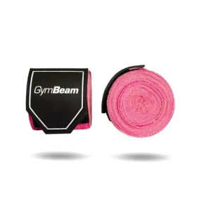 Boxerské bandáže 4 m - GymBeam (růžová) (87010-2-pink)