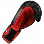 Boxerské rukavice MASTERS - RPU-2A 01152-0302 černá/červená + 6 uncí