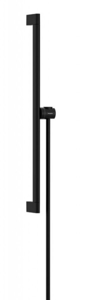 HANSGROHE - Unica Sprchová tyč 95 cm, se sprchovou hadicí, matná černá 24405670