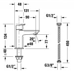 DURAVIT - Wave Umyvadlový ventil, zlatá WA1080002034