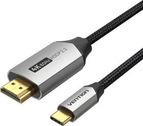 Vention USB-C - HDMI šedá / Kabel / 4K / 60 Hz / opletený / 2 m (CRBBH)