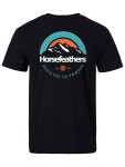 Horsefeathers MOUNT black pánské tričko krátkým rukávem