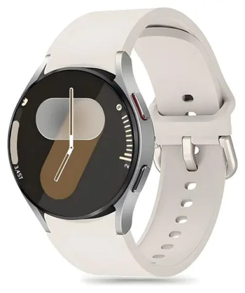 Tech-Protect Silicone béžová / Řemínek / pro Samsung Galaxy Watch 4/5/5 Pro/6/7/FE / Silikonový