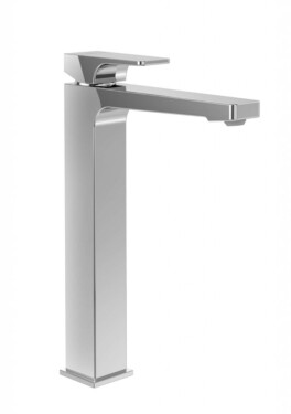 VILLEROY & BOCH - Architectura Square Umyvadlová baterie s výpustí Push-Open, AquaSmart, chrom TVW12500200061