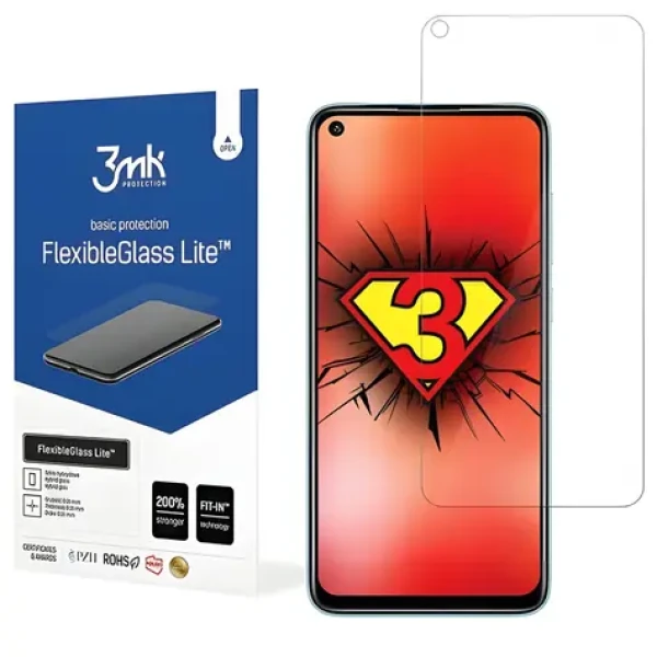 3mk FlexibleGlass Lite pro Xiaomi Redmi Note 9 Pro Max / Ochranné sklo / Hybridní / 0,16 mm