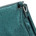 Luxusní kožená crossbody kabelka Marta, tyrkysová