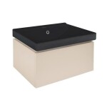 Koupelnová skříňka s umyvadlem SAT Feel 60x30x46 cm pískově béžová mat SATFEEL60BEU1MB SATFEEL60BEU1MB