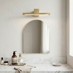 Koupelnové nástěnné LED svítidlo SWE046-1W 40cm GOLD BRUSH OSW-20146