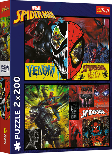 Puzzle 2x200 dílků Spiderman