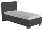 Čalouněná postel Grace 90x200 šedá koženka