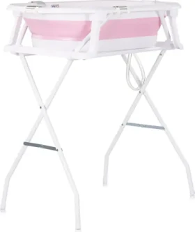 CHIPOLINO Vanička s podložkou a stojanem Malibu Pink (VKMAL0253PI)