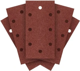 Graphite Brusný papír na suchý zip 93x185 mm P60 / Brusný papír / Zrnitost P60 / 8 otvorů / 5 ks