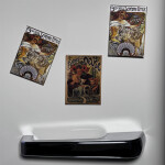 Magnet Alfons Mucha - Bieres, 6,5 x 9 cm