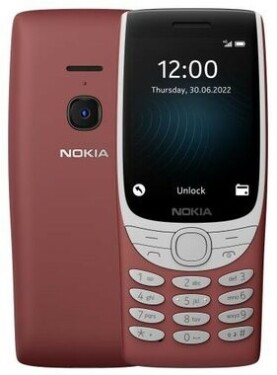 Rozbaleno - Nokia 8210 (2022) Dual SIM červená / EU distribuce / 2.8" TFT / 128MB / rozbaleno (TA-1489R.rozbaleno)