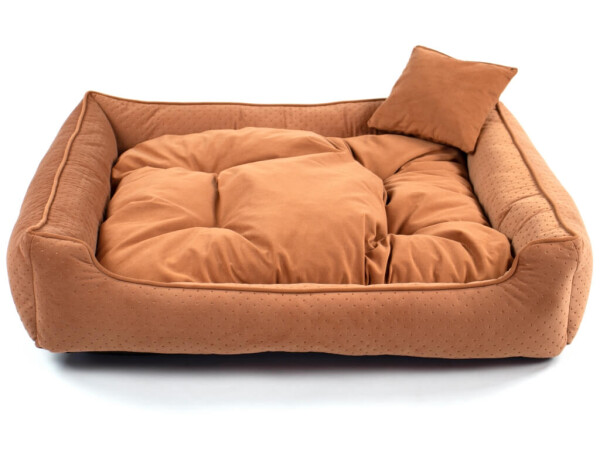 Snug elegantní pelech pro psa Barva: Oranžová, Rozměr (cm): 130 x 110
