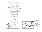 VILLEROY & BOCH - Architectura Závěsné WC se sedátkem SoftClosing, DirectFlush, alpská bílá 5685HR01