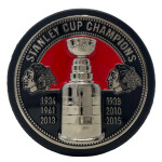 Mustang Puk Chicago Blackhawks NHL Ultra 3D Stanley Cup Medallion