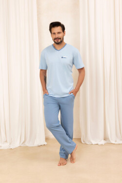 PÁNSKÉ PYŽAMO 498 BIG J/25 modrá 3XL