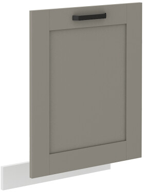 Dvířka na vestavnou myčku nádobí Luna ZM 713x596 Barva korpusu: Bílá, Barva dvířek: Clay Grey