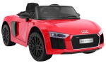 Mamido Dětské elektrické autíčko Audi R8 Spyder červené