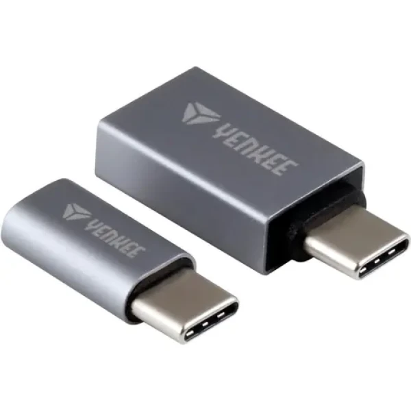 YENKEE YTC 021 Sada redukcí USB-C (M) - USB-A 3.0 (F) + USB-C (M) - Micro-USB (F) (45014214)