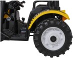 Mamido Dětský elektrický traktor MEGA D68 24V s přívěsem žlutý