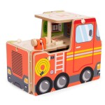 Dřevěná hasičská stanice 2 v 1